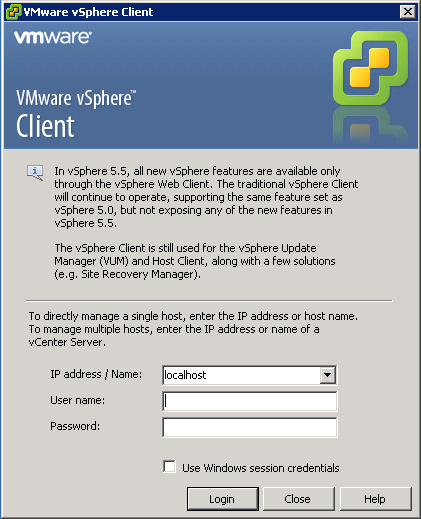 vsphere client 5.5 for mac