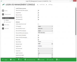 Login-VSI-41-Pro-Management-Console-Workload-Settings
