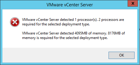 vCenter-Requirements