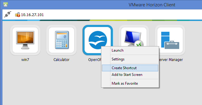 vmware horizon view client windows 7