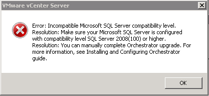 SQL Server error