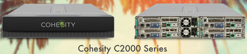 Cohesity C2000 Box - Front and Back