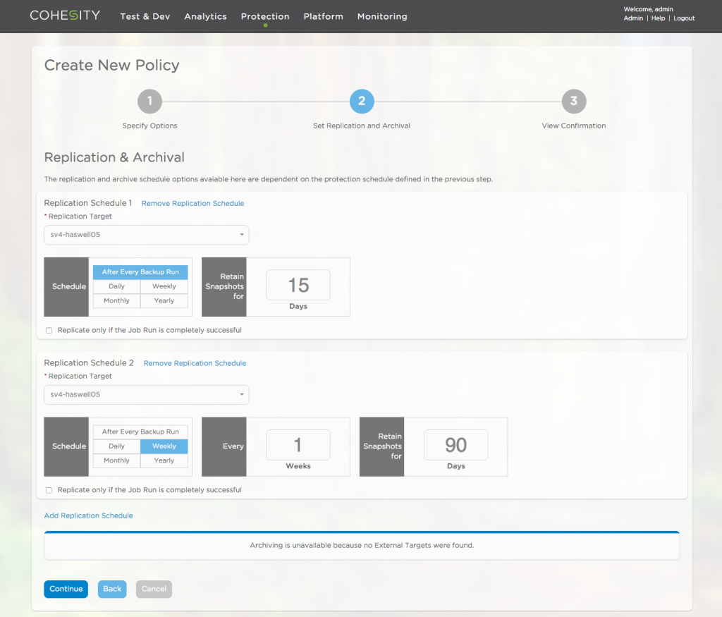 Cohesity-Replication