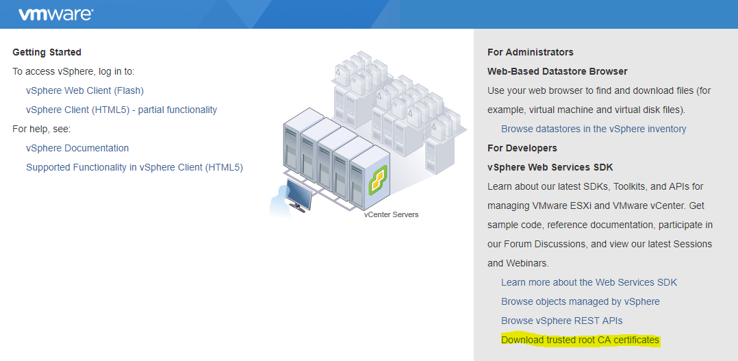 vmware vcenter appliance download