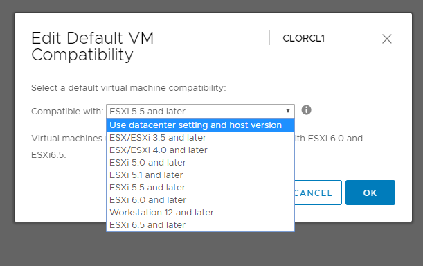 Vmware compatibility