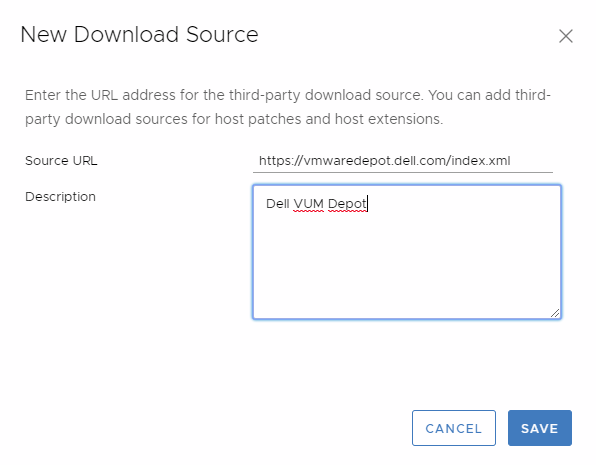 Adding Dellemc Repository To Vmware Update Manager Vinfrastructure Blog